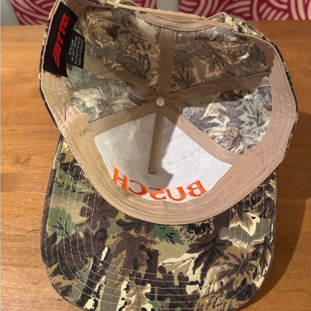Camouflage Busch Beer Hunting Hat - Picture 5 of 5
